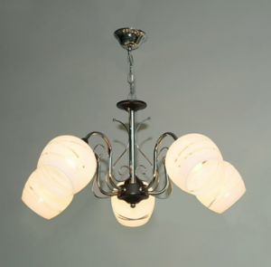 0543/5 CR+WT (2) Люстра