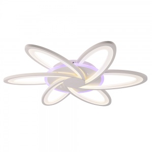 Светодиодная люстра 10014/6 WHT (BL+YL) 144W+28W