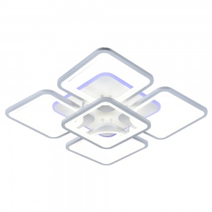 Светодиодная люстра 1537/4+1 WHT 170W+12W RGB