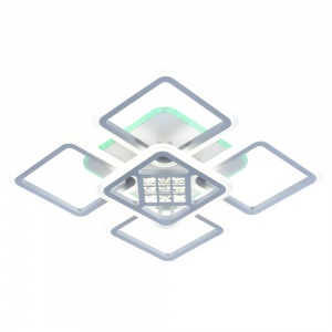 Светодиодная люстра 18024/4+1 WHT 160W+10W RGB