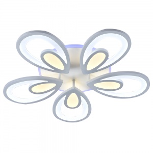 Светодиодная люстра 1507/5 WT 160W+8W RGB