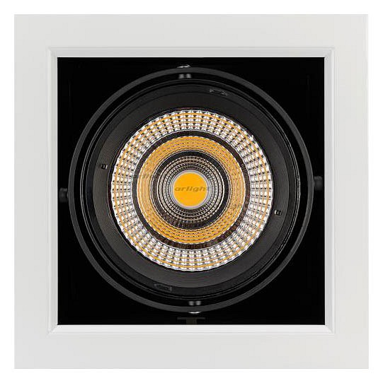 Встраиваемый светильник Arlight CL-KARDAN-S190x190-25W Day4000 (WH-BK, 30 deg) 026499