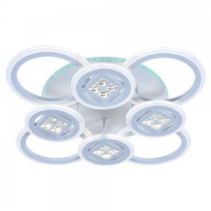 Светодиодная люстра 18030/8 WHT 192W+11W RGB