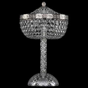 Настольная лампа декоративная Bohemia Ivele Crystal 1911 19111L4/25IV Ni