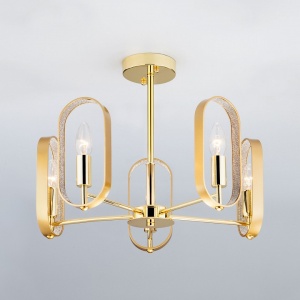 Люстра на штанге Eurosvet Magila 60077/5 золото