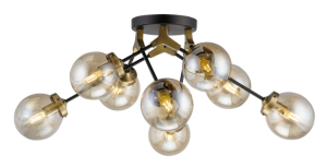 39155MD/8B MBK+AB (1) Люстра Veneto Luce