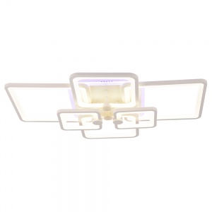 Светодиодная люстра 8783/6 WHT (BL+YL) 200W+28W