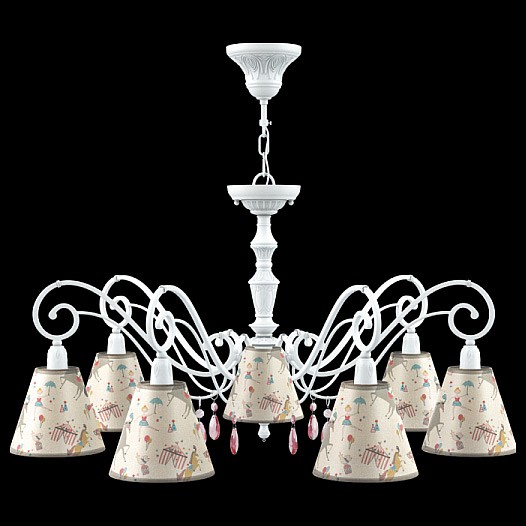 Подвесная люстра Lamp4You Classic 21 E3-07-WM-LMP-O-14-CRL-E3-07-PK-DN