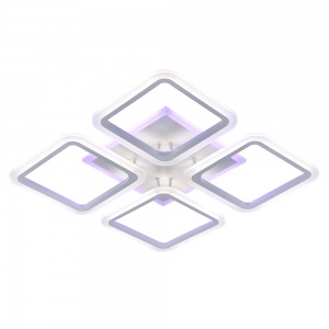 Светодиодная люстра 8822/4 WHT (BL+YL) 120W+22W