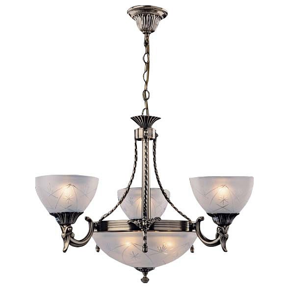 Подвесная люстра Eurosvet Kleo 60006/6 античная бронза