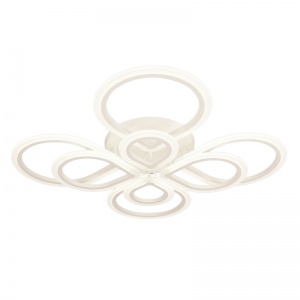 Светодиодная люстра 1378/4+4 WHT 212W