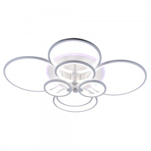 Светодиодная люстра 8832/8 WHT (BL+YL) 256W+36W