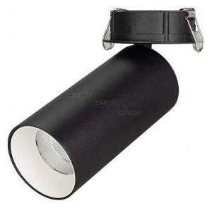 Спот Arlight SP-POLO-BUILT-R65-8W Warm3000 (BK-WH, 40 deg) 027253