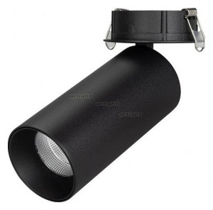 Спот Arlight SP-POLO-BUILT-R65-8W Warm3000 (BK-BK, 40 deg) 027252