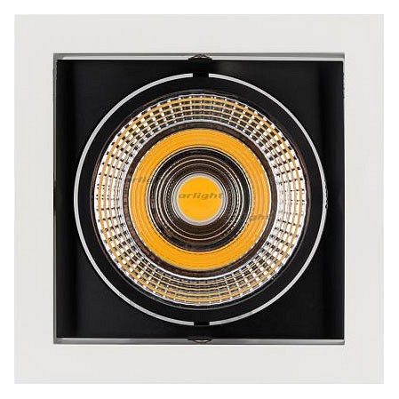 Встраиваемый светильник Arlight CL-KARDAN-S152x152-25W White6000 (WH-BK, 30 deg) 026498