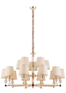 8653/10+5FG GOLD (1) Люстра Veneto Luce