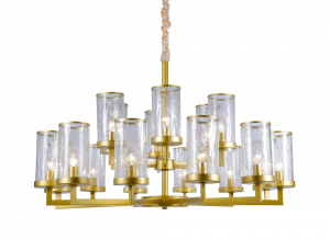 1988A/12+6 BRS CP (1) Люстра Veneto Luce (в 2-х коробках A,B)