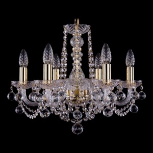 Подвесная люстра Bohemia Ivele Crystal 1402 1402/6/160/G/Balls