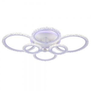 Светодиодная люстра 18027/6 WHT 178W BL+YL