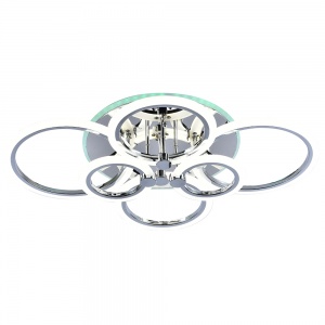 Светодиодная люстра 1376/6 CHR 132W+11W RGB