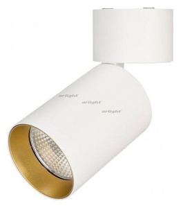 Светильник на штанге Arlight SP-POLO-SURFACE-FLAP-R85-15W White5000 (WH-GD, 40 deg) 027559