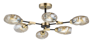 39297MD/6 MBK+AB (1) Люстра Veneto Luce