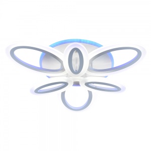 Светодиодная люстра 1608/3+3 WHT 102W+8W RGB