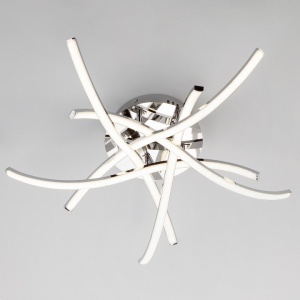 Потолочная люстра Eurosvet Graphic 90108/5 хром 45W