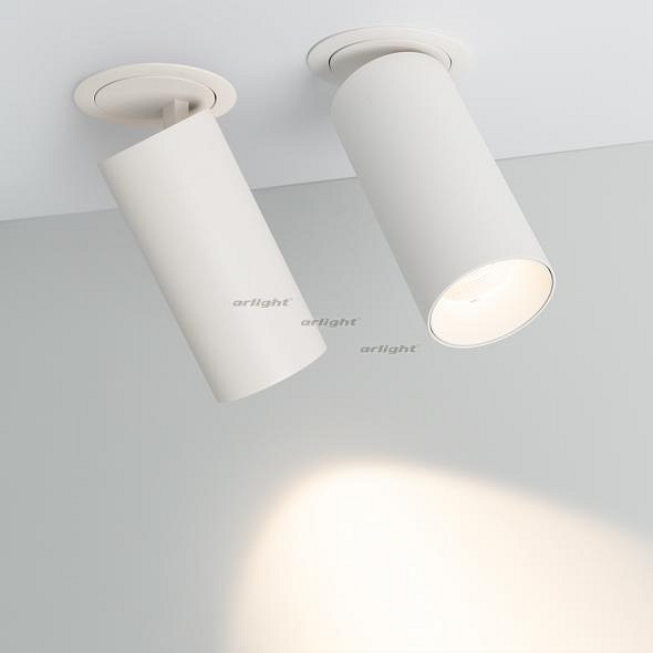 Спот Arlight SP-POLO-BUILT-R65-8W Warm3000 (WH-WH, 40 deg) 027256