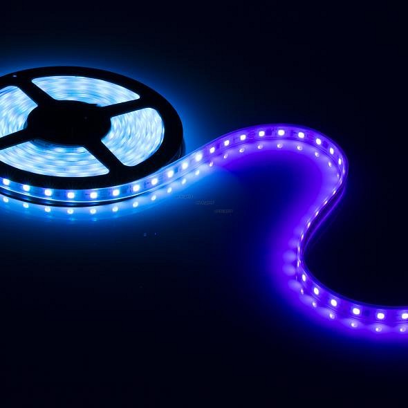 Лента светодиодная [5 м] Arlight SPI-5000P-5060-60 12V Cx3 RGB-Auto (12mm, 13.2W/m, IP66) 021230(1)