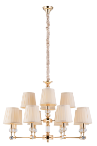 8653/8+4G GOLD (1) Люстра Veneto Luce