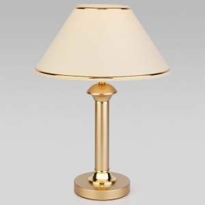 Настольная лампа декоративная Eurosvet Lorenzo 60019/1 перламутровое золото