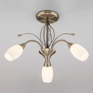 Люстра на штанге Eurosvet Ginevra 30280/3 античная бронза