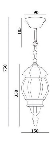 Подвесной светильник Feron 8105 11103