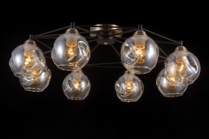 39171MD/8 MBK+AB (1) Люстра Veneto Luce