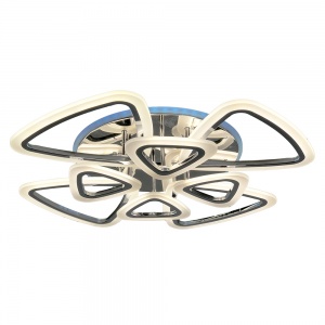 Светодиодная люстра 10007/4+4 CHR 160W+11W RGB