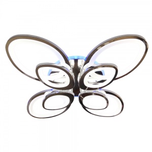 Светодиодная люстра 1268/4+4 CHR 192W+8W RGB