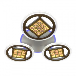 Светодиодная люстра 18030/3 WHT 126W+8W RGB
