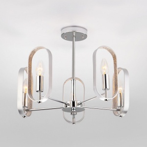 Люстра на штанге Eurosvet Magila 60077/5 хром