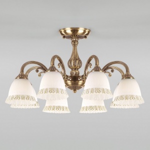 Люстра на штанге Eurosvet Campina 60107/8 античная бронза