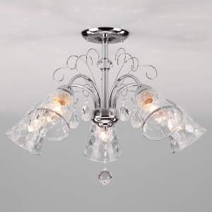 Люстра на штанге Eurosvet Norene 30157/5 хром