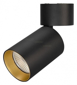 Светильник на штанге Arlight SP-POLO-SURFACE-FLAP-R85-15W Warm3000 (BK-GD, 40 deg) 027550