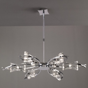 Люстра на штанге Mantra Krom Cromo 0884