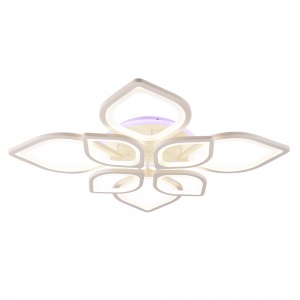 Светодиодная люстра 1269/4+4 WHT 200W