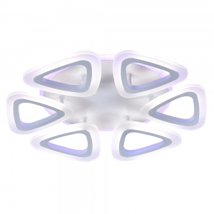 Светодиодная люстра 10007/6 WHT (BL+YL) 84W+22W