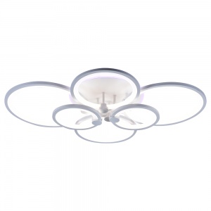 Светодиодная люстра 8832/6 WHT (BL+YL) 168W+36W