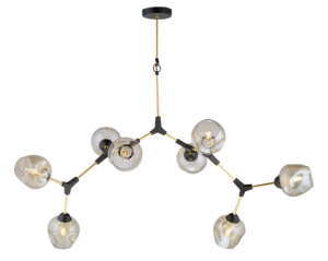 39282MD/8 MBK+DAI GOLD (1) Люстра Veneto Luce