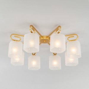 Потолочная люстра Eurosvet Camila 30143/8 латунь