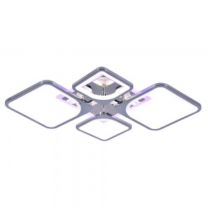 Светодиодная люстра 10005/2+2 CHR 112W+22W RGB